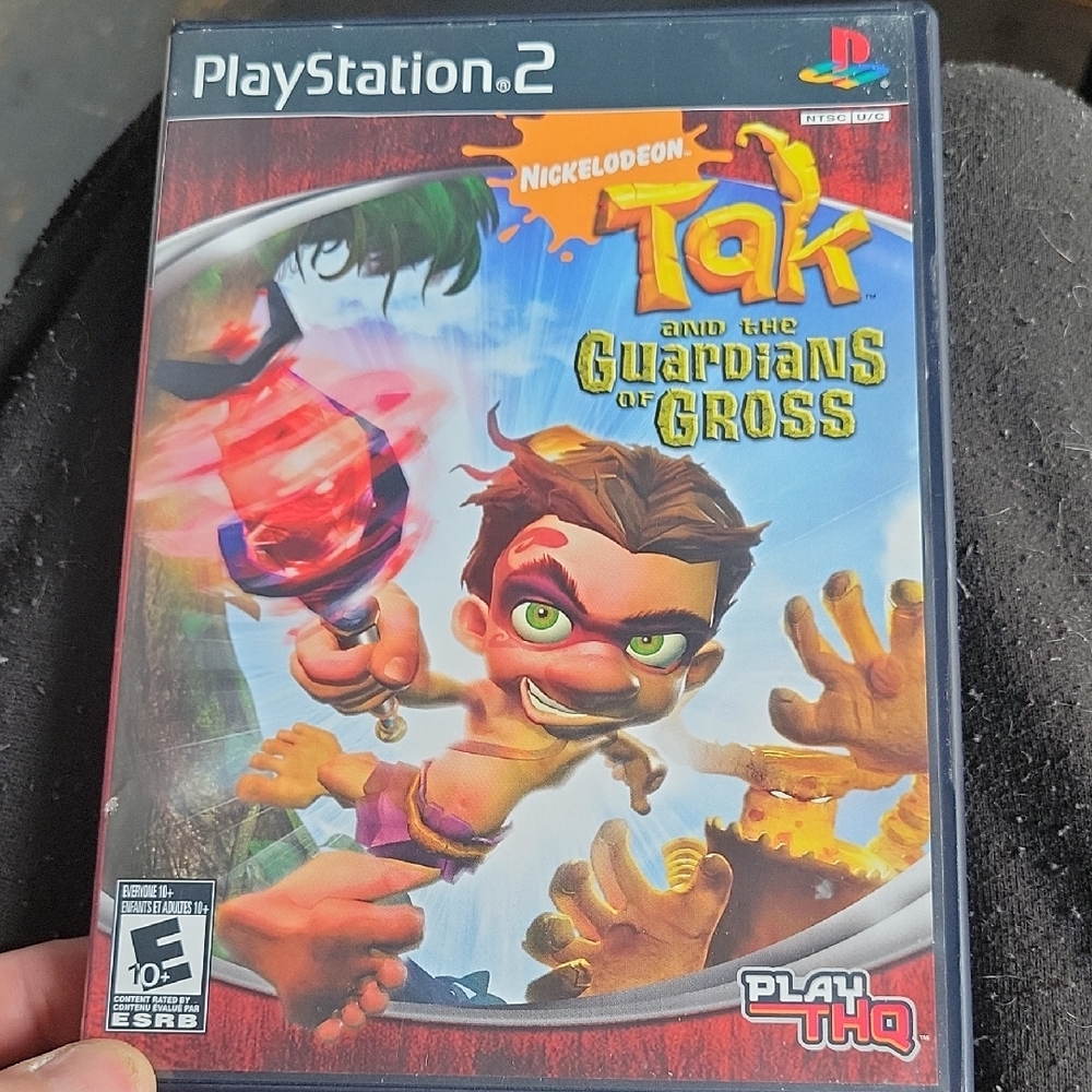 Nickelodeon Tak and the Guardians of Gross for PlayStation 2 - Red and Blue